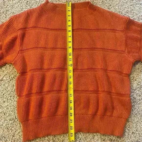 Pretty Garden Balloon Puff Sleeve Crew Neck Cozy Sweater - NWOT - Picture 8 of 12